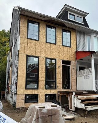Brick Veneer Facade
