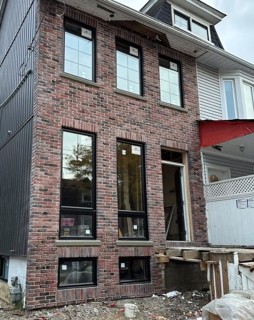 Brick Veneer Facade