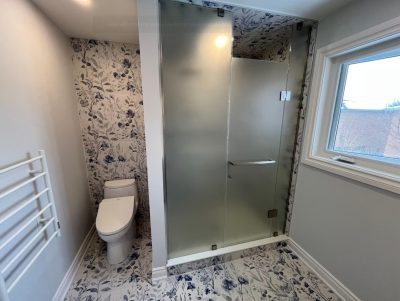 Floral Tile Shower